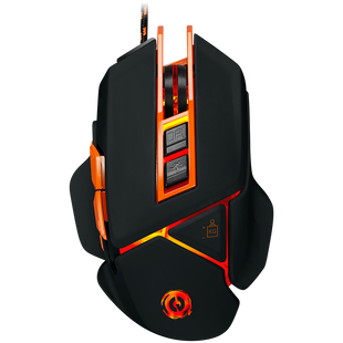 Игровая мышь CANYON GM-6 черно-оранжевая (CND-SGM6N)
