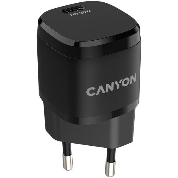 Зарядний пристрій CANYON H-20 Чорний (CNE-CHA20B05)