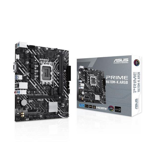 Материнська плата ASUS PRIME H610M-K D4 ARGB-CSM (90MB1G90-M0EAY0)