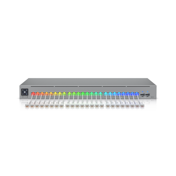 Патч-корд Ubiquiti UniFi Etherlighting 0,15 м 10G білий з прозорими RJ45 (UACC-Cable-Patch-EL-0.15M-W)