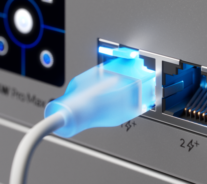 Патч-корд Ubiquiti UniFi Etherlighting 0,15 м 10G білий з прозорими RJ45 (UACC-Cable-Patch-EL-0.15M-W)