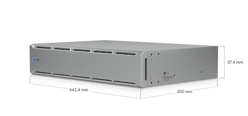 Джерело безперебійного живлення Ubiquiti UniFi UPS 2U 1,5 кВА, 8 розеток, рековий, EU (UPS-2U-EU)