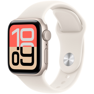 Смарт-годинник Apple Watch SE 3 GPS 40mm Starlight Alu. Case w. Starlight S. Band - S/M (MEH34)