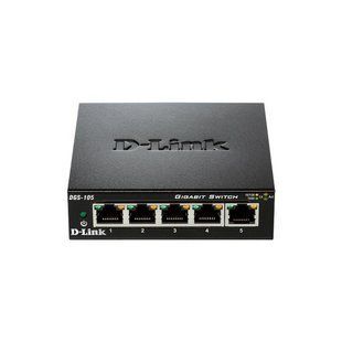 Комутатор некерований D-Link DGS-105GL 5xGE (DGS-105)