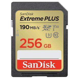 Картка пам'яті SanDisk Extreme PLUS 256 ГБ SDXC (SDSDXWV-256G-GNCIN)