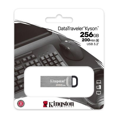 Накопичувач Kingston 256GB USB 3.2 Type-A Gen1 DT Kyson - Suricom