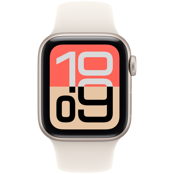 Смарт-часы Apple Watch SE 3 GPS 40mm Starlight Aluminium Case with Starlight Sport Band - S/M (MEH34RK/A)