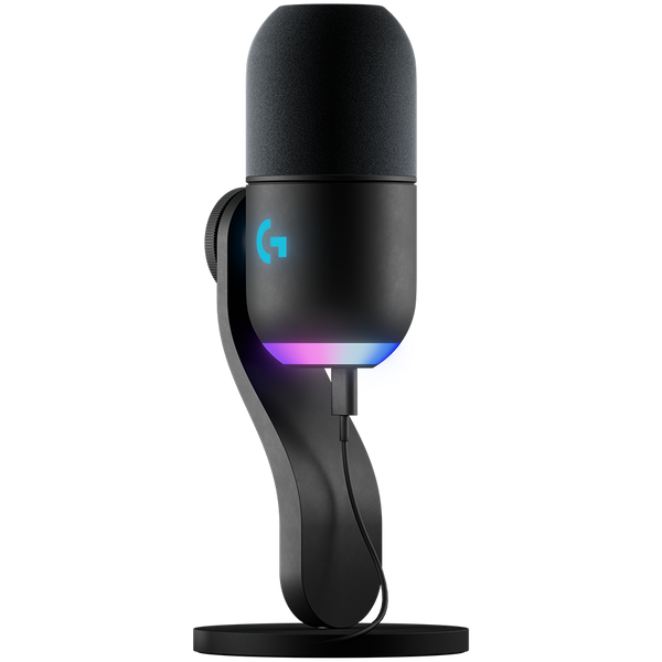 Мікрофон Logitech G Yeti GX Dynamic RGB Gaming Mic Lightsync Black (L988-000569), Чорний