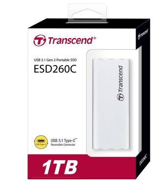 Накопитель SSD Transcend 1TB USB 3.1 Gen 2 Type-C ESD260C (TS1TESD260C)