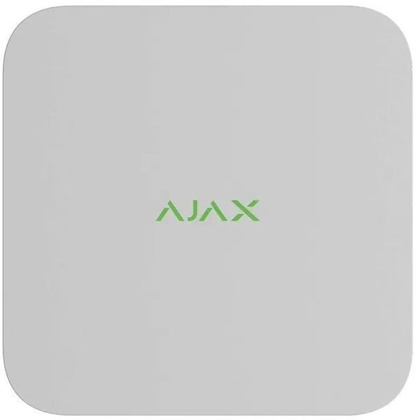 Мережевий відеореєстратор Ajax NVR 16 каналів jeweller Білий (000034518)