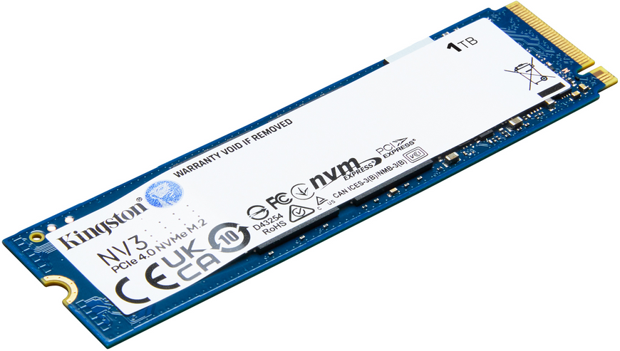 SSD-накопичувач Kingston NV3 1 ТБ M.2 PCIe 4.0 NVMe (SNV3S/1000G)