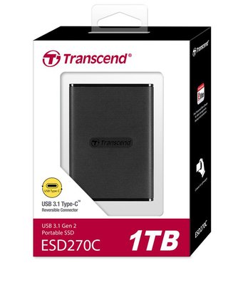 Накопитель SSD Transcend 1TB USB 3.1 Gen 2 Type-C ESD270C (TS1TESD270C)