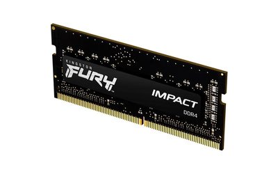 Оперативна пам'ять Kingston Fury SODIMM DDR4-3200 32768MB PC4-25600 Impact Black (KF432S20IB/32)