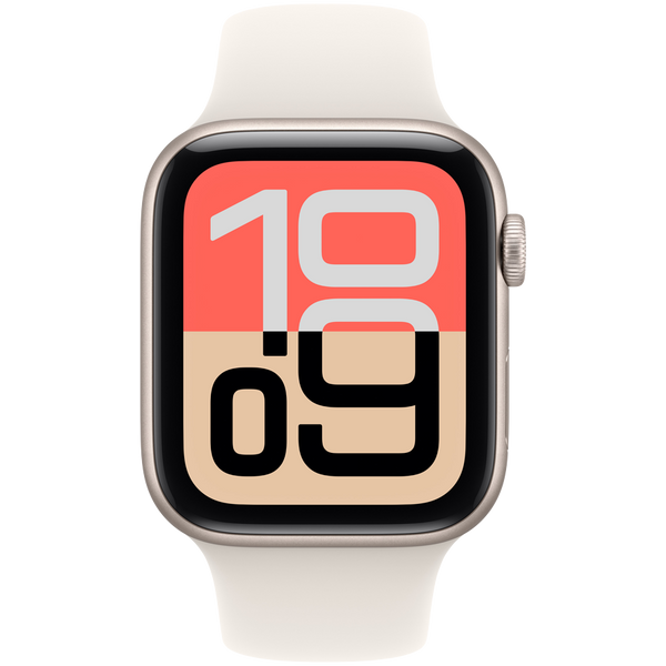 Смарт-часы Apple Watch SE 3 GPS 44mm Starlight Aluminium Case with Starlight Sport Band - S/M (MEHG4RK/A)
