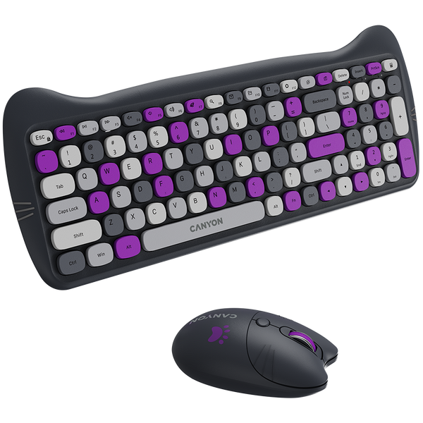 Клавіатура CANYON HSET-W6 (CNS-HSETW6VT)