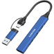 USB-хаб CANYON DS-02 Синій (CNS-TDS02BL) CNS-TDS02BL фото