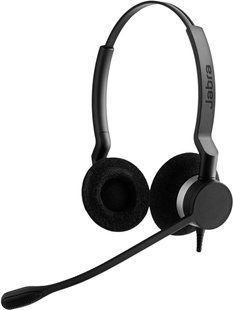 Дротова гарнітура Jabra BIZ 2300 QD Wideband Duo, стерео, роз'єм QD (2389-820-109)