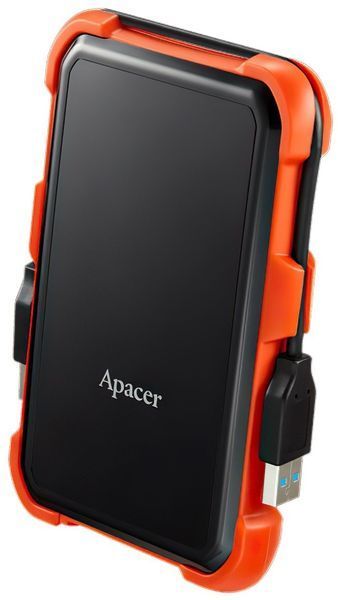 Зовнішній жорсткий диск Apacer AC630 1 ТБ 2.5" USB 3.2 Black/Orange (AP1TBAC630T-1)