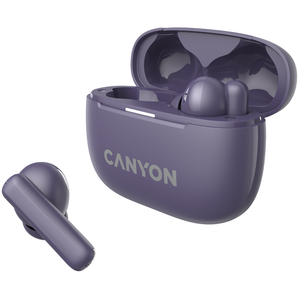 TWS-навушники CANYON OnGo 10 Фіолетовий (CNS-TWS10PL), Фіолетовий