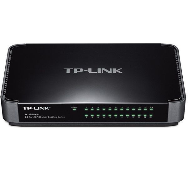 Комутатор TP-LINK TL-SF1024M 24port 10/100 Некер. Настільний (TL-SF1024M)