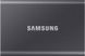 Зовнішній SSD Samsung Portable SSD T7 4TB Titan Gray (MU-PC4T0T/WW) MU-PC4T0T/WW фото