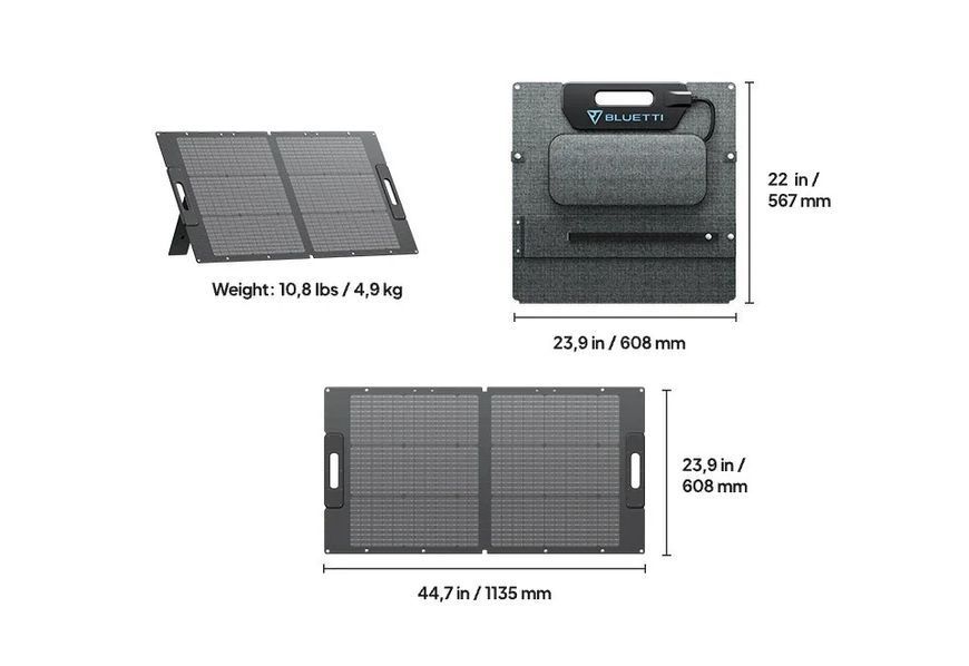 Сонячна панель портативна Bluetti PV100 100 Вт