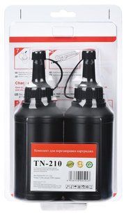 Комплект для заправки картриджей Pantum PC-230E/PC-211EV/PC-211P: 2 тонера и 2 чипа (TN-210P)