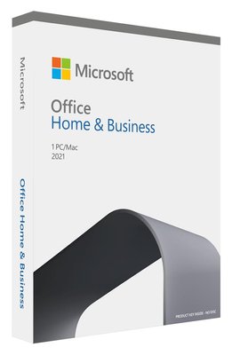 Программное обеспечение Microsoft Office Home and Business 2021 англ, FPP без носителя