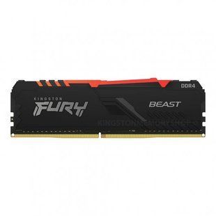 Память ПК Kingston DDR4 8GB 3600 FURY Beast RGB