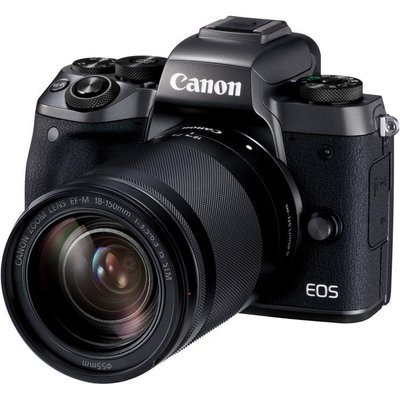 Фотоапарат Canon EOS M5 18-150 IS STM Black Kit (1279C049)