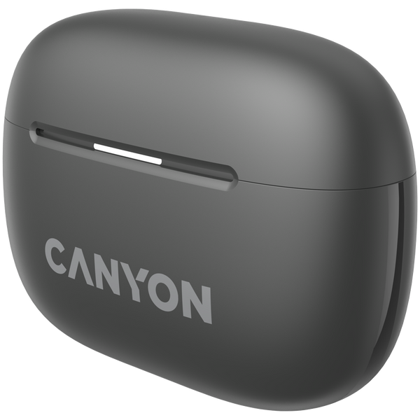 TWS-навушники CANYON OnGo 10 Темно-сірий (CNS-TWS10BK), Сірий