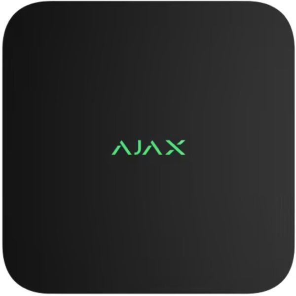 Сетевой видеорегистратор Ajax NVR 8 каналов jeweller Черный (000034515)