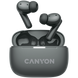 TWS-навушники CANYON OnGo 10 Темно-сірий (CNS-TWS10BK) CNS-TWS10BK фото
