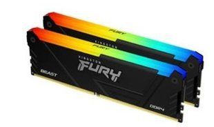 Память для ПК Kingston DDR4 16GB KIT (8GBx2) 3600 FURY Renegade RGB (KF436C16RB2AK2/16)