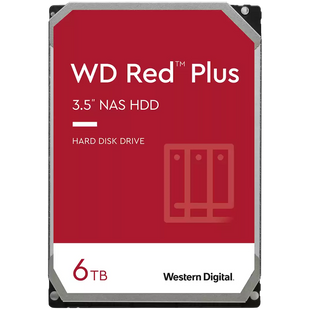 Жёсткий диск для NAS WD Red Plus 6 ТБ 3.5&Prime;