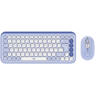 Набір клавіатура+миша Logitech POP Icon Combo Lilac (L920-013078)