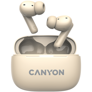TWS-наушники CANYON OnGo 10 Бежевый (CNS-TWS10BG), Бежевый