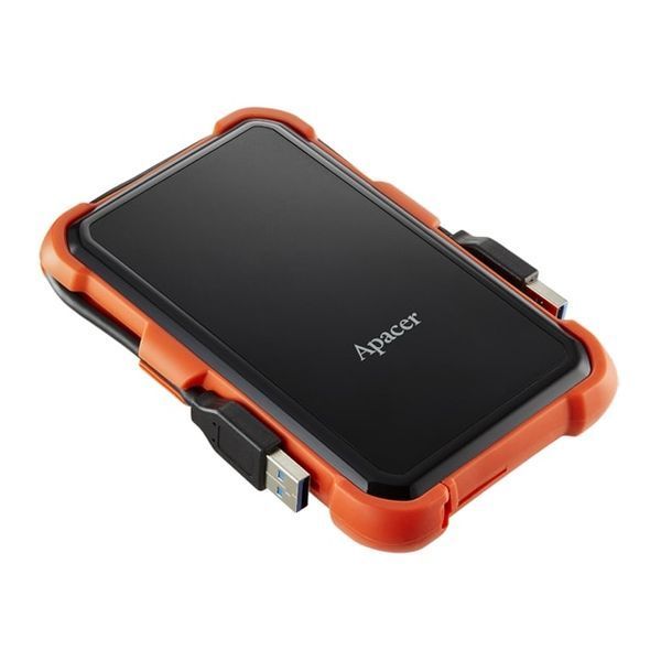 Зовнішній жорсткий диск Apacer AC630 2 ТБ 2.5" USB 3.2 Black/Orange (AP2TBAC630T-1)