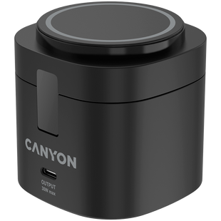 Бездротовий зарядний пристрій CANYON OnCharge 405 Чорний без адаптера (CNS-WCS405BW/A)