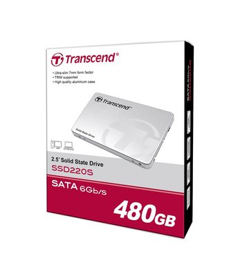 Накопичувач SSD Transcend 2.5" 480GB SATA 220S TS480GSSD220S