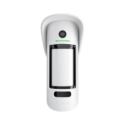 Беспроводной датчик движения с камерой и фото по запросу Ajax MotionCam Outdoor PhOD, Jeweller, белый