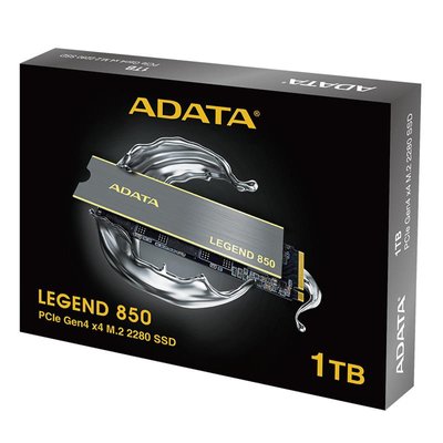 Накопичувач SSD ADATA M.2 1TB PCIe 4.0 LEGEND 850 (ALEG-850-1TCS)