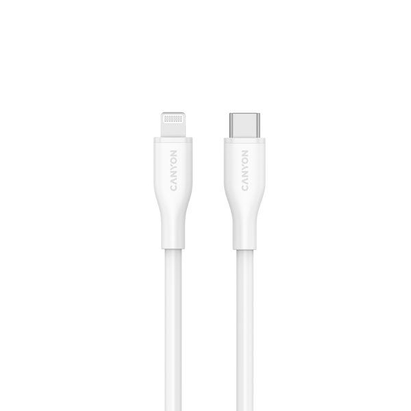 Кабель CANYON CLNM60 Білий (CNS-CLNM60SC10W), Білий