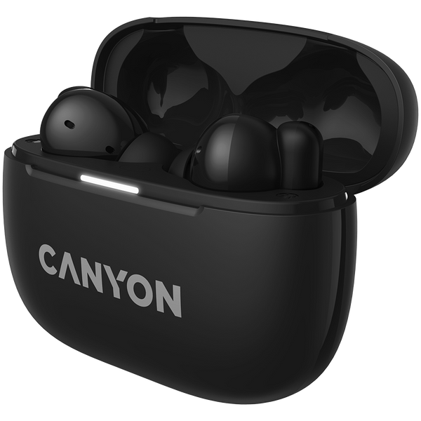 TWS-навушники CANYON OnGo 10 Чорний (CNS-TWS10B), Чорний