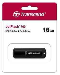 Накопичувач USB 3.1 Transcend JetFlash 700 16GB (TS16GJF700)