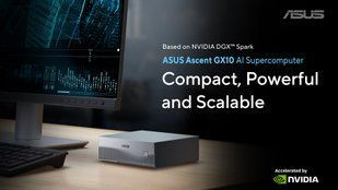 Настільний AI-суперкомп'ютер Asus Ascent GX10 NVIDIA GB10 128 ГБ LPDDR5x 1 ТБ SSD Wi-Fi 7 (GX10-GG0003BN, 90MS0371-M00030)
