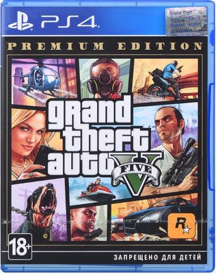 Игра консольная PS4 Grand Theft Auto V Premium Edition, BD диск