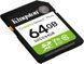 Картка пам'яті Kingston 64 ГБ SDXC Canvas Select Plus Gen3 100 МБ/с (SDS3/64GB) SDS3/64GB фото