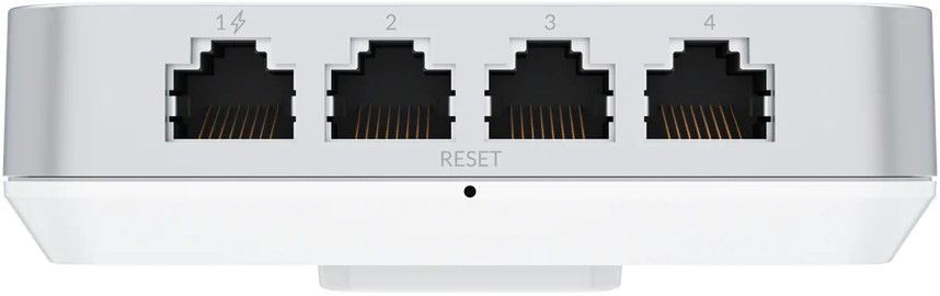 Точка доступу Ubiquiti UniFi U6 In-Wall Wi-Fi 6, 4,8 Гбіт/с на 5 ГГц, 4 порти GbE (U6-IW)