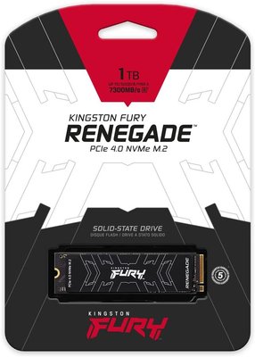 Накопичувач SSD Kingston M.2 1TB PCIe 4.0 Fury Renegade (SFYRS/1000G) - Suricom